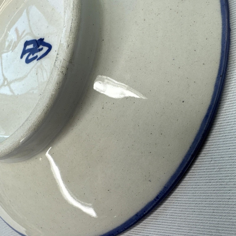 Vintage Signed FES small bowl Hand Made‎ Hand Painted Morocco 7 inch - Picture 7 of 10